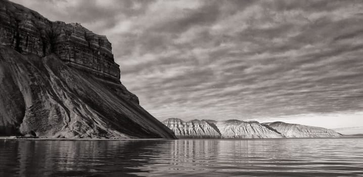 Svalbard, coastal panorama