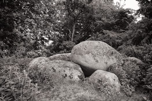 stone tomb on the island of Ruegen, Germany