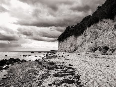 Baltic coast near Lobbe, Mönchgut, Ruegen island