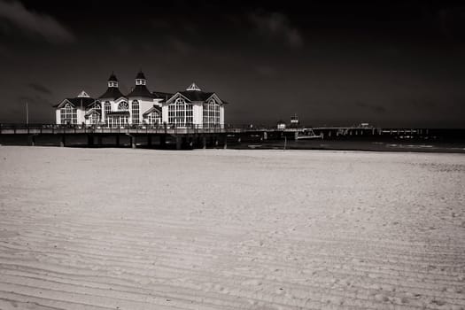 Sellin pier, Mönchgut, Ruegen island, Germany