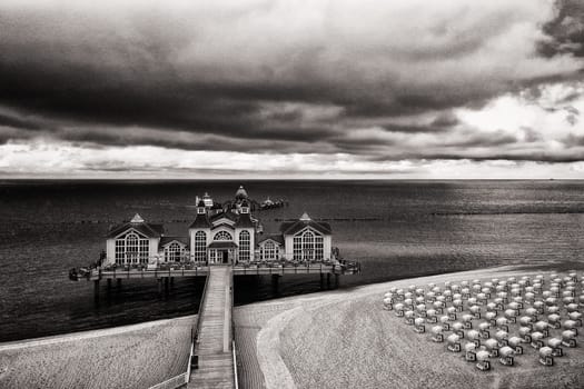 Sellin pier, Mönchgut, Ruegen island, Germany