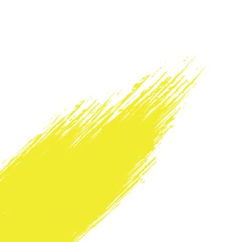 Smear of yellow paint on a white panoramic background - Vector illustration