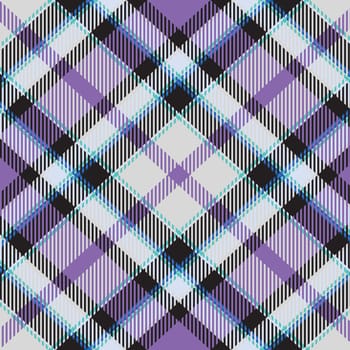Scotland tartan seamless plaid texture with rhombuses and squares - Vector illustration