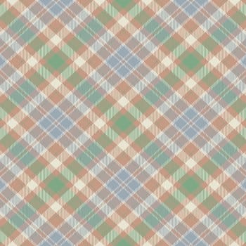 Scotland tartan seamless plaid texture with rhombuses and squares - Vector illustration