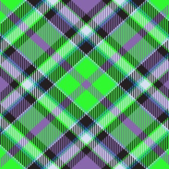 Scotland tartan seamless plaid texture with rhombuses and squares - Vector illustration