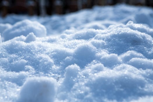 white snowflakes  background, rough pattern of snow texture