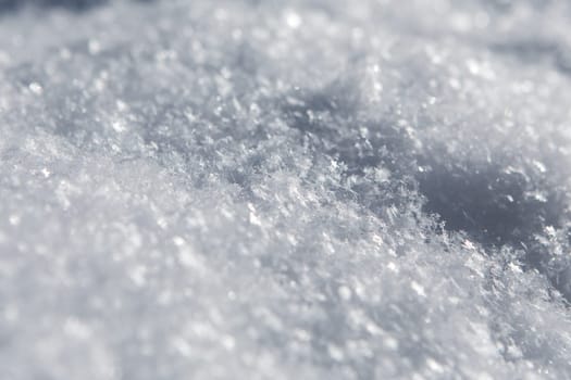 white snowflakes  background, rough pattern of snow texture