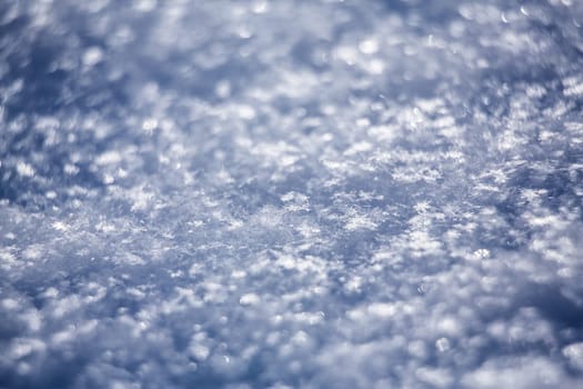 white snowflakes  background, rough pattern of snow texture