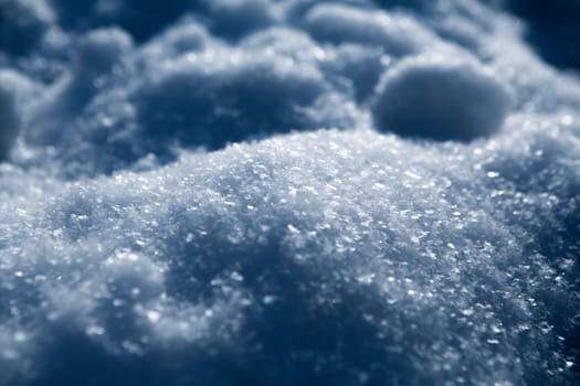 white snowflakes  background, rough pattern of snow texture