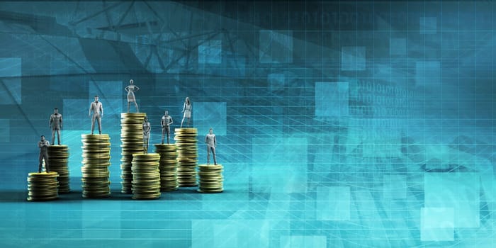 Marketing Strategy and Technology Solutions Business Concept