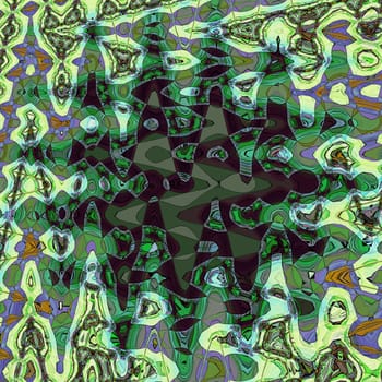 geometric zigzag shape tube. Abstract fluid geometric background. Abstract texture for posters, banners with copy space.