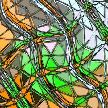 abstract background pattern in bright summer positive colors. Tropical jungle pattern lines and fill in abstract forms.
