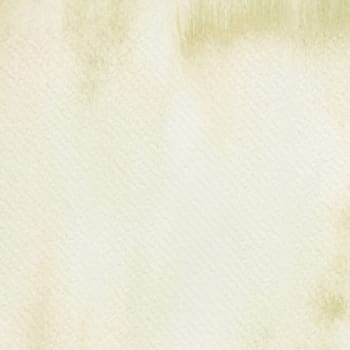 Panoramic texture of realistic green watercolor on a white background - Vector illustration