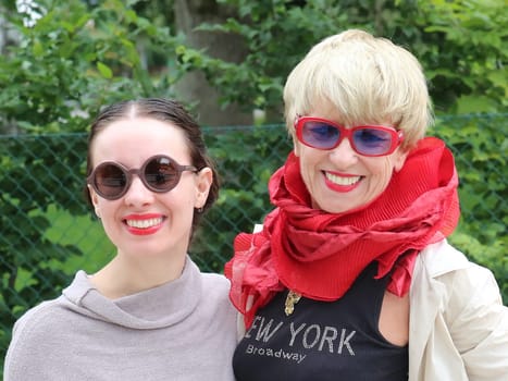 Monika Ehrhardt-Lakomy widow from Reinhard Lakomy with daughter Klara Johanna