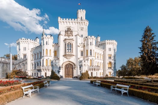 one of the most beautiful castles in the Czech Republic chateau Hluboka nad Vltavou Czech Republic