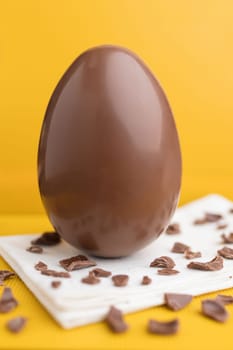 Delicious Easter holiday chocolate bunny, eggs and sweets