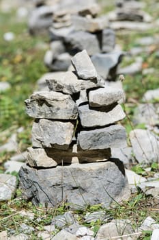 stone tower in south tyrol - italy
