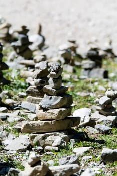 stone tower in south tyrol - italy
