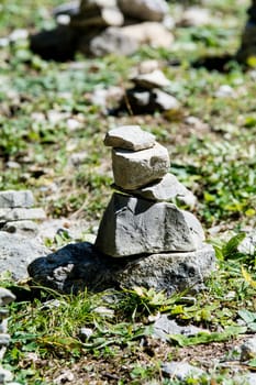 stone tower in south tyrol - italy