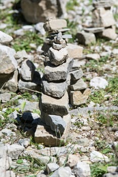 stone tower in south tyrol - italy
