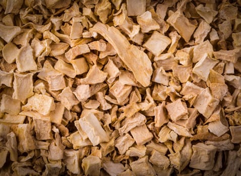 texture of dried tasty spice mixture roots