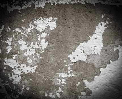 The Old surface of as background cement. Close up