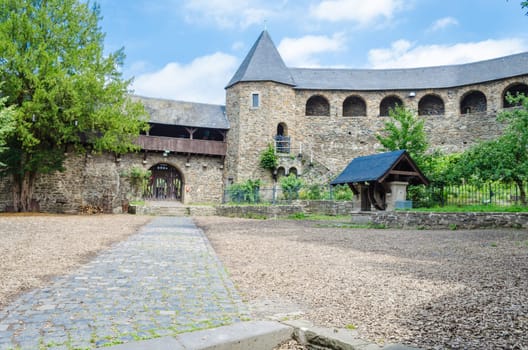 Old defense tower of a historic fortress