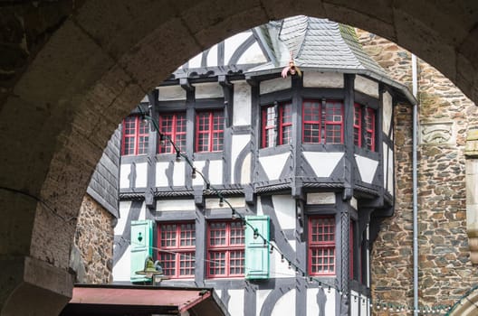 Old Fachwerkhaus building unique.
