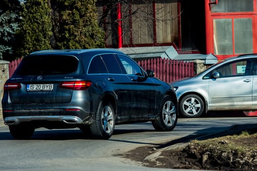 Iasi - Romania - 13th March 2021: New jeep car on the steets