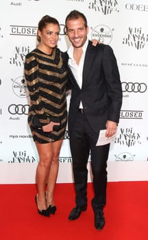 Sabia Boulahrouz and Rafael van der Vaart ,.. Audi Fashion Award 2014 at the Curiohaus in Hamburg on 09.10.2014