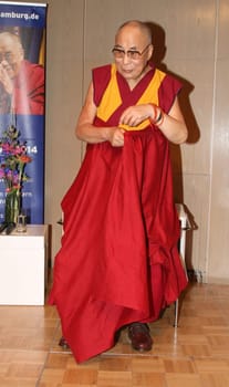 Dalai Lama Press Conference at CCH Hamburg