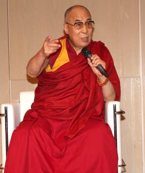 Dalai Lama Press Conference at CCH Hamburg