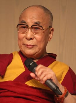 Dalai Lama Press Conference at CCH Hamburg