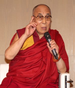 Dalai Lama Press Conference at CCH Hamburg