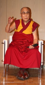 Dalai Lama Press Conference at CCH Hamburg