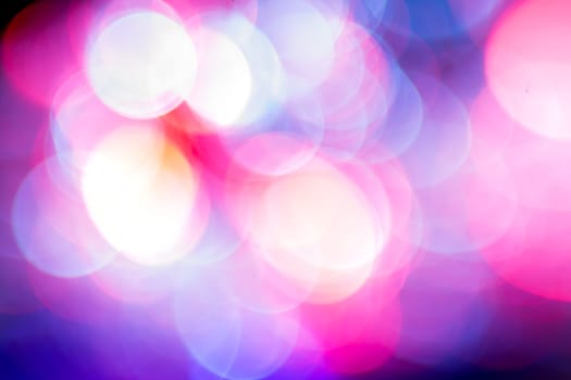 Photo of bokeh lights on black background