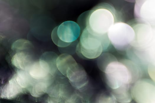 Photo of bokeh lights on black background