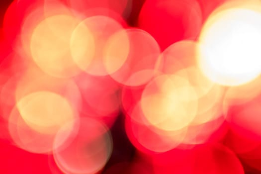 Photo of bokeh lights on black background