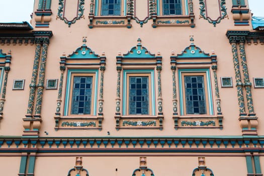 Detail of the facade Epiphany church St. Petersburg, Russia