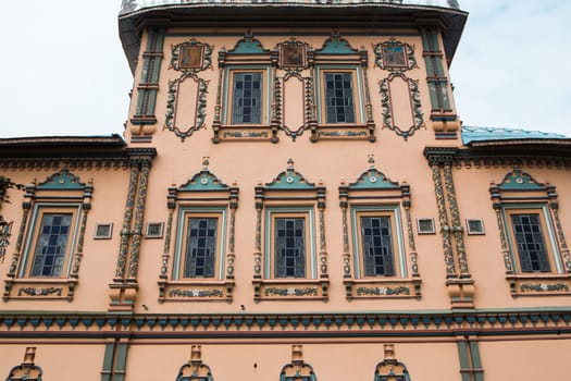 Detail of the facade Epiphany church St. Petersburg, Russia