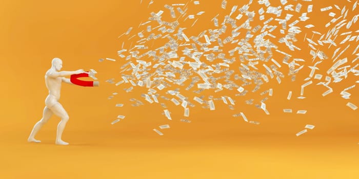Make Money Investing with Maximum Profits Business Concept