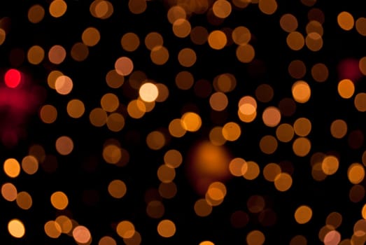 Christmas bokeh with christmas lights