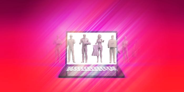 Consumer Behavior and Protection Online Concept Abstract