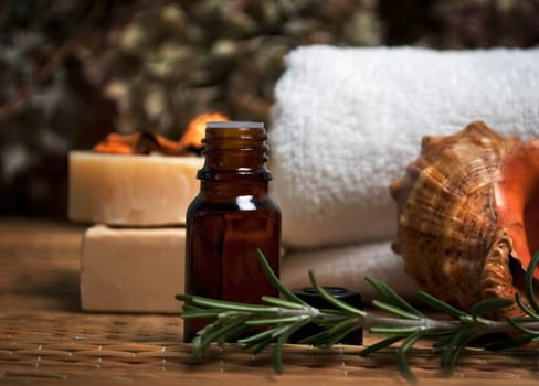 spa and body care composition with aromatheraphy oil and natural soap