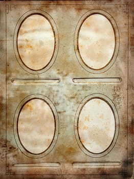 Vintage empty photo album