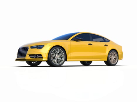 Audi A7 Isolated on White Executive Car Mid-size Luxury Car, German Liftback, Premium Car Sportback, Coupe, Sportback, Audi AG is a German Automobile Manufacturer