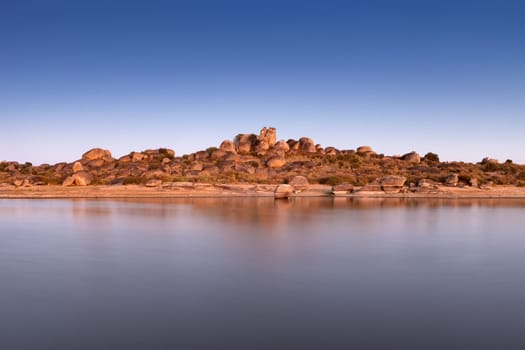 Photograph taken in the Natural Area of Barruecos. Extremadura. Spain.
