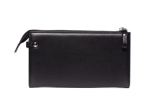 This stylish black leather wallet features a sleek design, perfect for organizing cards and cash. Its durable material ensures longevity, making it a reliable accessory for daily life.