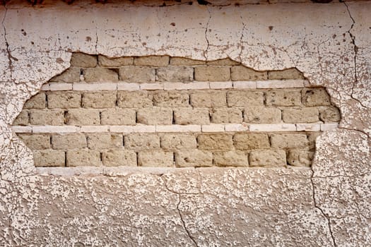 Dirty and old wall of a abandoned house