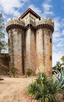 Tower of a castle located in the north of Spain